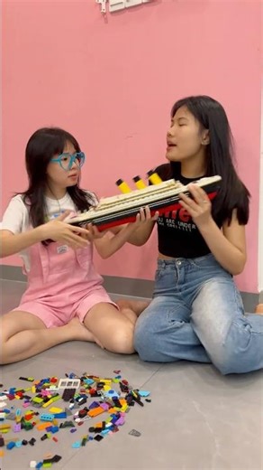 Mean Sister Steals the LEGO Toy 💕