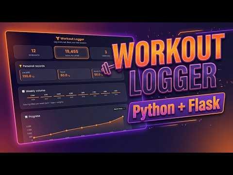 Workout Logger v2: Python and Flask Web App (CS50P Final Project Extended)