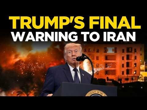 US-IRAN WAR LIVE | Trump's Big Announcement On Military Action Against Iran | Trump News LIVE