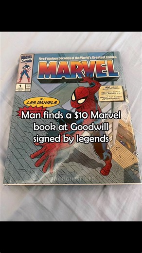 Man Finds a $10 Marvel Book at Goodwill Signed by Comic Book Legends 😳📚