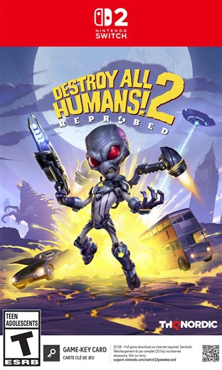 Destroy All Humans! 2: Reprobed (Game-Key Card) [Switch 2]