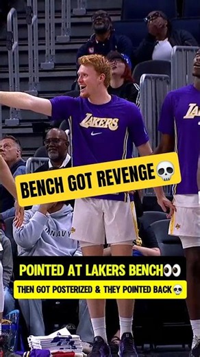 Lakers bench got their GET BACK😤