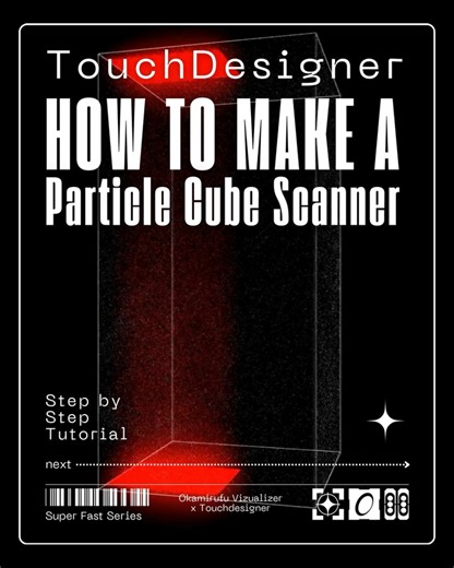 TouchDesigner Alchemist on Instagram: "Today I am creating a Particle Scanner using the Feedback POP and Limit POP. The trick is ridiculously easy. I tame 100k particles by forcing organic noise into strict geometric bounds to get that clean digital aesthetic. Perfect. Swipe left to see the full network breakdown. #okamirufu #visualartist #newmediaart #audioreactive"