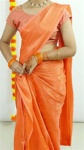 Perfect Saree Draping for Beginners #trending #saree #shorts