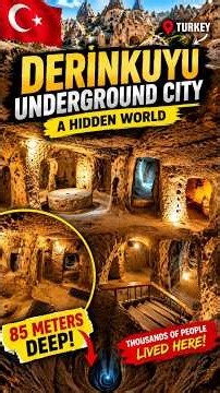 85 Metres Underground! The Mystery of Derinkuyu City