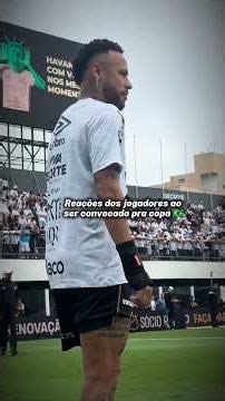 Reação dos jogadores ao ser convocados pra copa. Oque acharam?🥹