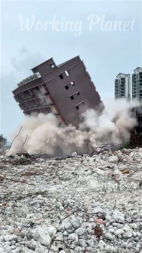 Dramatic BUILDING COLLAPSE Demolition Action 🏗️