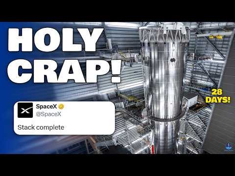 SpaceX's RECORD Starship Booster V3 B19 Build Time is Mind Blowing! Ready to Test in Weeks…