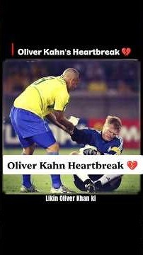 Oliver Kahn’s Biggest Heartbreak 💔 #football #shorts