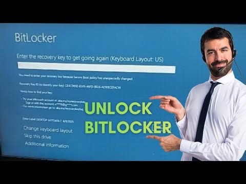 How to unlock bitlocker