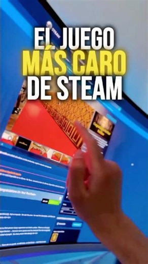 Este es EL JUEGO MÁS CARO de STEAM 🤔💸 #steam #juegosraros #gaming #videojuegos #vandal