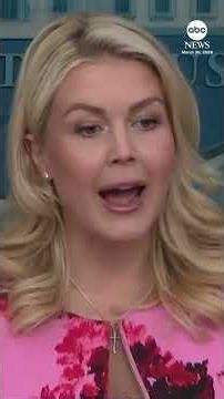 ABC News' Rachel Scott presses White House on negotiations with Iran