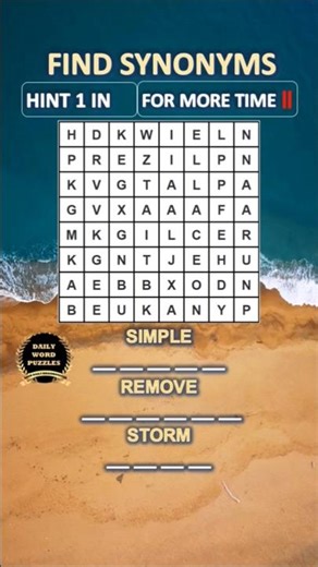 Daily Word Puzzles Video 73