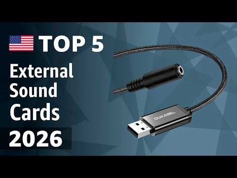 TOP—5. Best External Sound Cards 2026