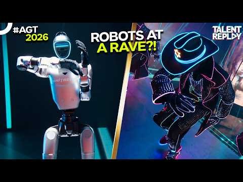 THE FUTURE JUST HIT THE AGT STAGE?! Steve Aoki Joins Unitree & Royal Lasers | AGT 2026 [4K]