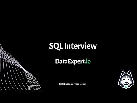 SQL Interview Saturdays