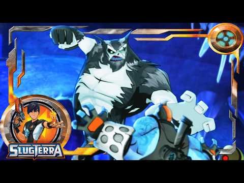 Giant Ice Monster Trap! Frozen Cave Escape! | Slugterra - WildBrain | Kids Shows