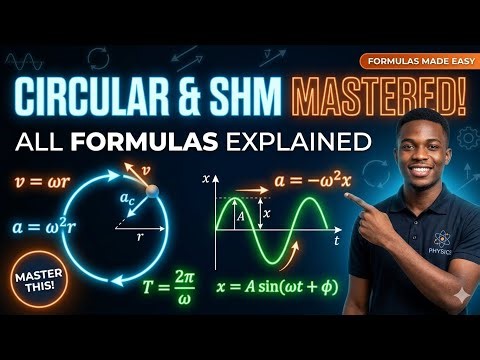 Physics Simplified | Circular Motion & SHM Complete Tutorial