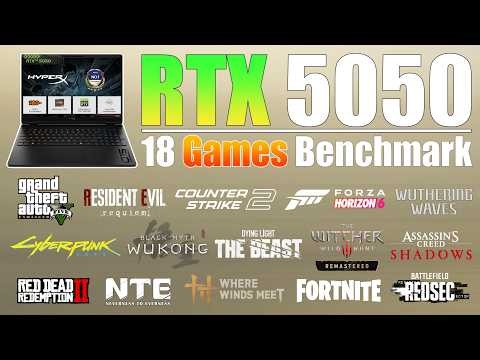 RTX 5050 Laptop Gaming Test in Late 2026 – Worth Buying? (18 Games Benchmark)