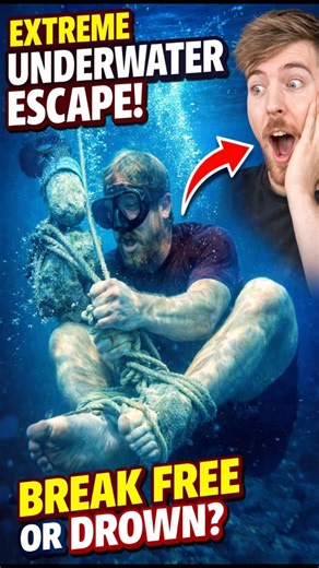 Underwater Escape Challenge #shorts #shortsfeed #youtubeshorts