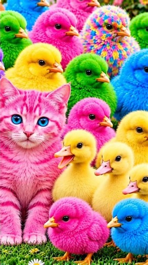 Tangkap Ayam Lucu, ayam warna warni, ayam rainbow, kelinci lucu, bebek lucu, ikan koi, Hewan Lucu