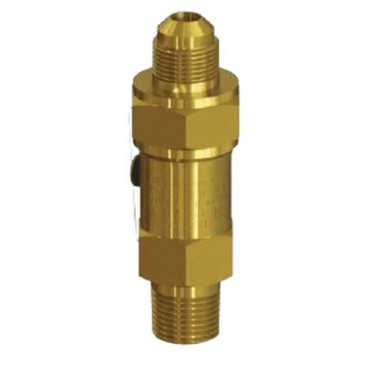 Henry Technologies 5230AX-400 Relief Valve, Brass Straight-Thru Type 4