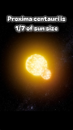 Sun Vs proxima centauri #space #gaming #universe #planet