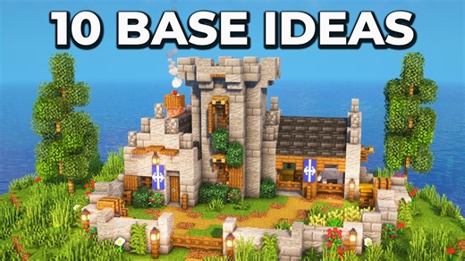 10 Starter Base Ideas for Survival Minecraft