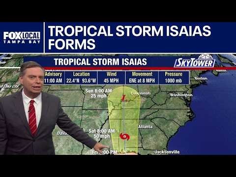 Hurricane watch issued ahead of Isaias