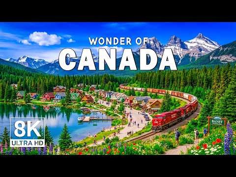 Wonders of Canada – Explore Vast Forests, Crystal Lakes, and Coastal Beauty | Travel Video 4K