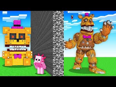 I Cheated With NIGHTMARE FREDBEAR In Minecraft Build Battle!