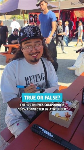 gamers know their Fiber @100Thieves