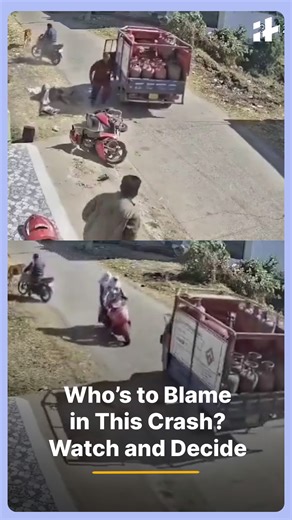 A road accident caught on camera has sparked debate online, with viewers divided over who is at fault. The clip shows the moments leading up to the crash, raising questions about road discipline, right of way, and traffic safety. Watch the video and share your take. #RoadAccident #WhosAtFault #TrafficRules #RoadSafety #ViralVideo #CrashFootage #PublicDebate #WatchAndDecide | Indiatimes