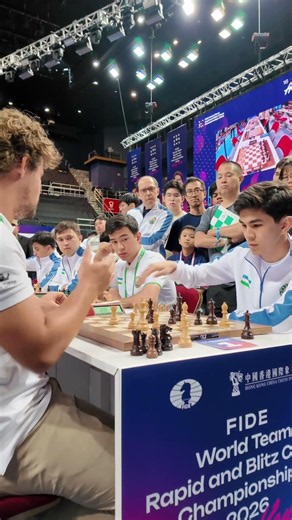 🇺🇿 Javokhir Sindarov, the World Championship Challenger, takes down World No. 1 🇳🇴 Magnus Carlsen!
