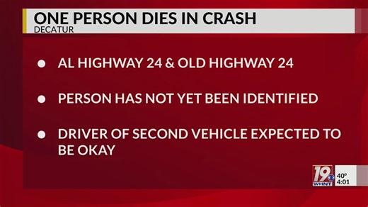 One Dead Following Decatur Crash | Jan. 27, 2026 | News 19 at 4 p.m.