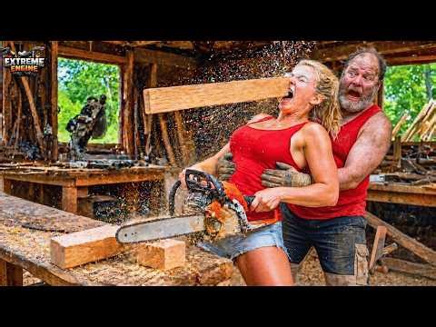 Idiots With Chainsaws: Tree Cutting Fails #14 | Extreme Dangerous Logging Truck Fails