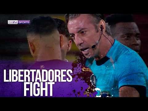 Huge Fight Breaks Out After Santa Fe vs Corinthians 🔥