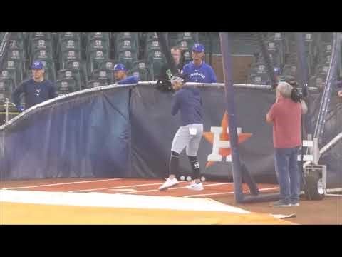 Mets Bo Bichette (ranked #48 in MLB Top 100) batting practice...Blue Jays vs. Astros...4/17/23