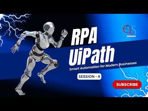 RPA UiPath Tutorial Session 4 | Advanced Automation Concepts | Learn UiPath Step by Step 🚀