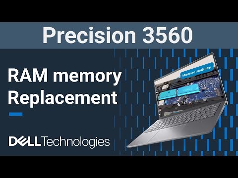 Dell Precision 15 3560 | How to replace the RAM memory module