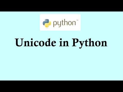 Easy Python tutorials | Unicode in Python