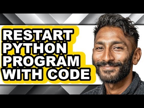 How to Restart Python Program with Code (only Way)