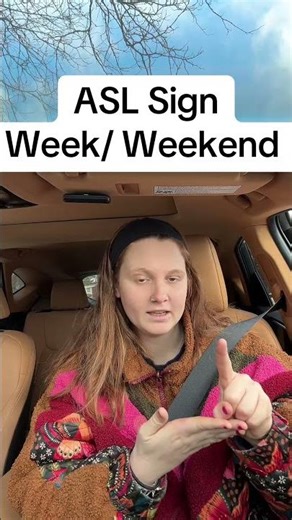 Learn How To Sign "Week/ Weekend" in ASL for Beginners | American Sign Language #shorts