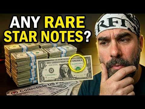 2,000 Federal Reserve Notes Searched for RARE $1 Star Note Finds
