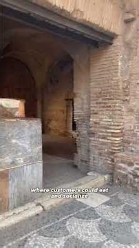 Ancient Roman fast food restaurant #history #romanempire #pompeii