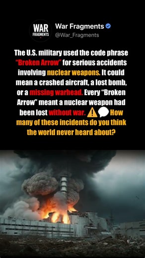 Broken Arrow Incidents: The Terrifying Reality Behind Nuclear Close Calls