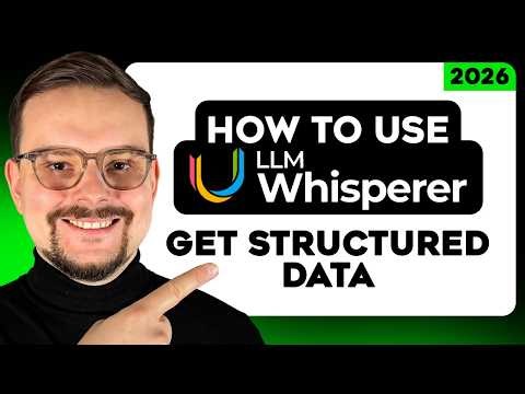 How to Use LLMWhisperer - 2026 | Turn Messy Scans Into AI-Ready Data