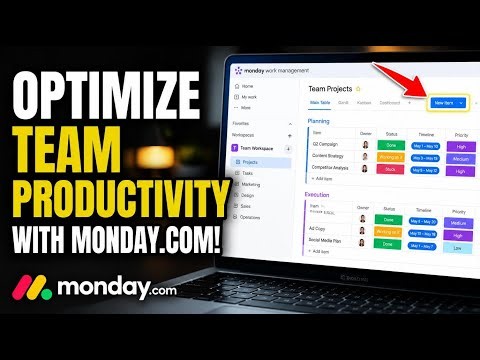 How to Optimize Your Team Productivity with Monday.com - Quick Tutorial