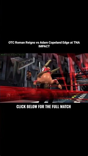 Roman Reigns vs Adam Copeland at TNA Impact-WWE SmackDown vs Raw 2011 re-comp gameplay #wwe #gaming