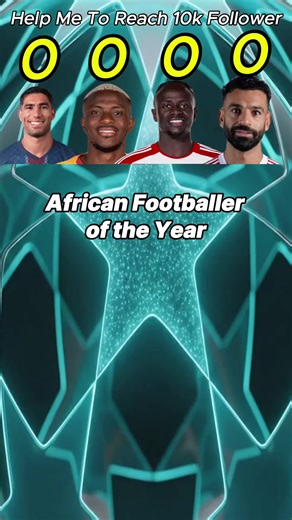 Mane, Osimhen, Hakimi, Salah: Top African Footballers